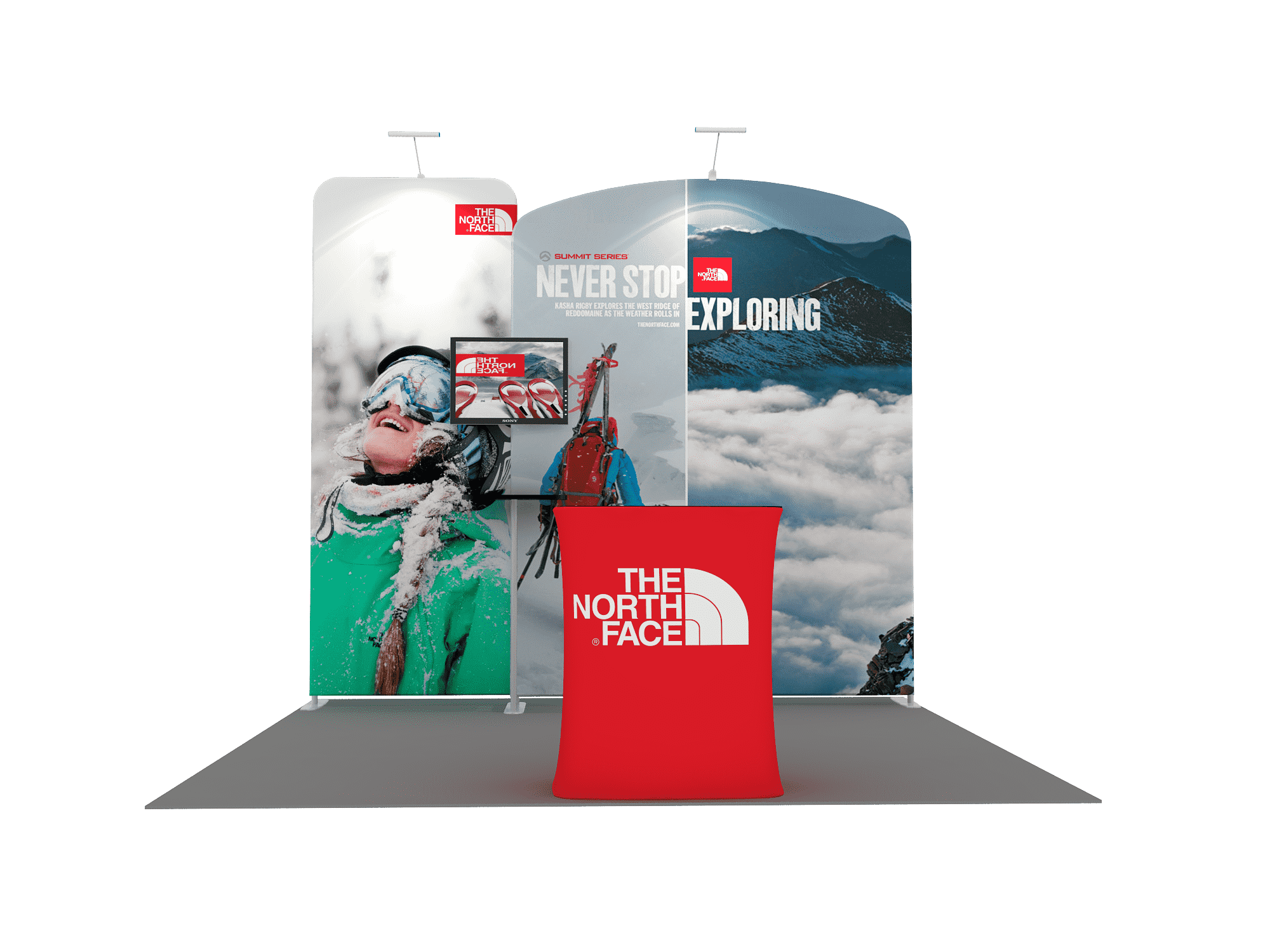 Draagbare tentoonstellingsdisplay 3m x 3m - Model 2