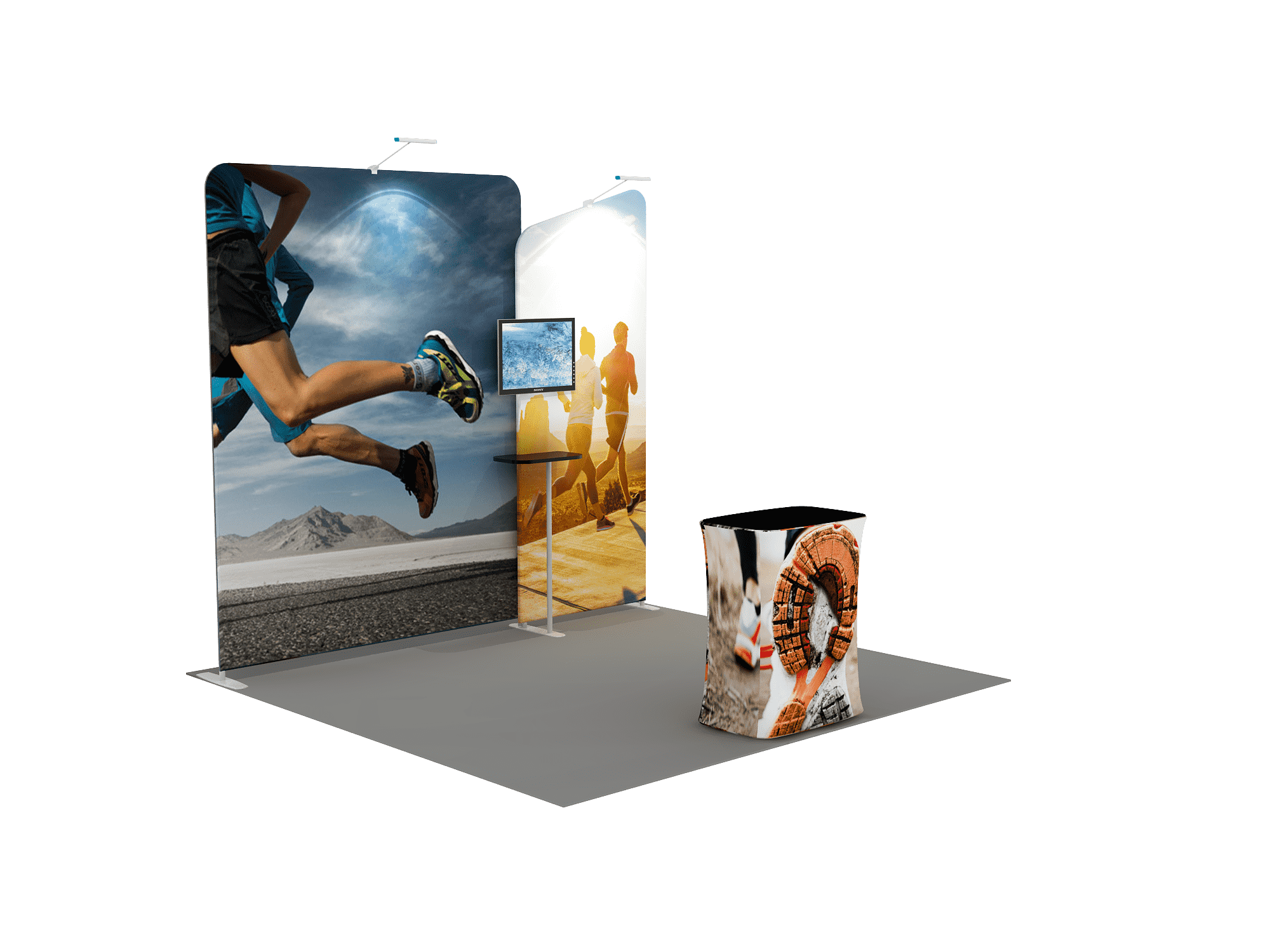 Draagbare tentoonstellingsdisplay 3m x 3m - Model 3