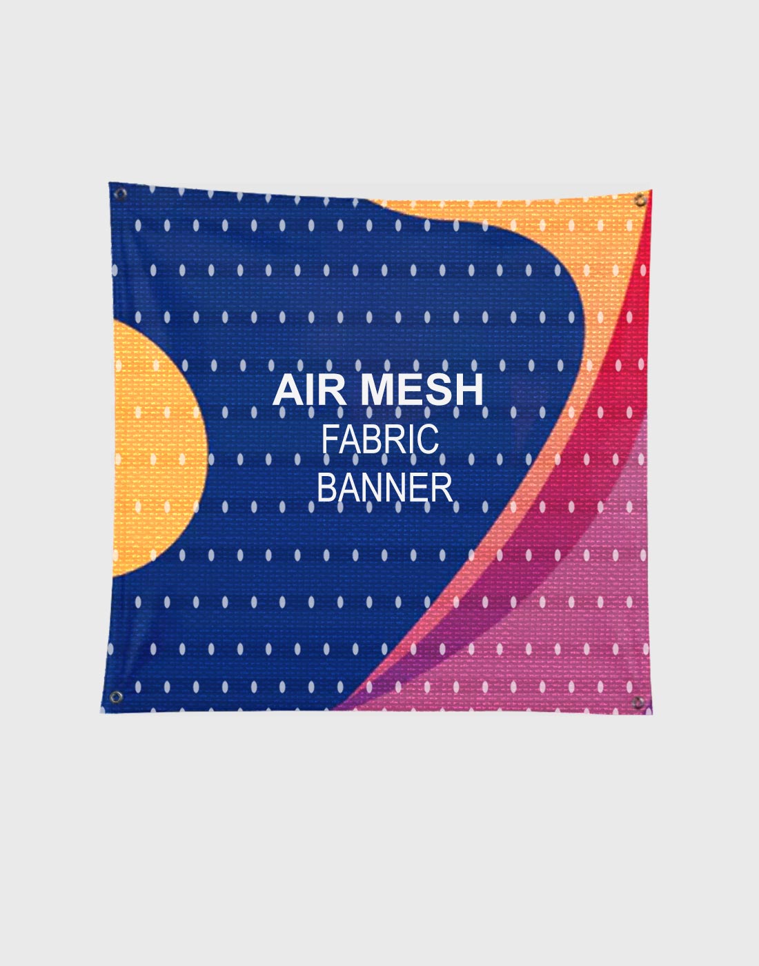 Airmesh stoffen banner bedrukking