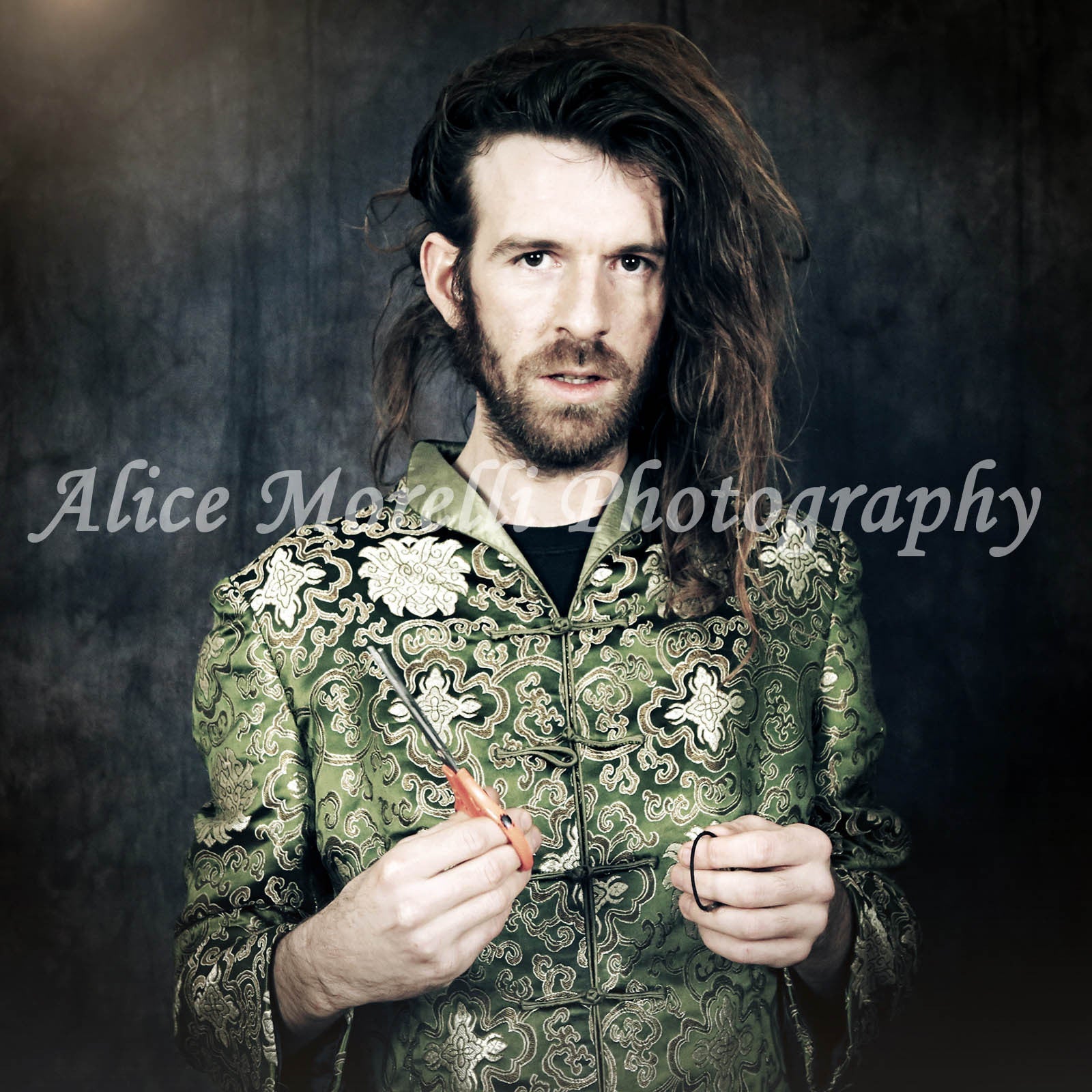 Midnight Crush Washed Photography Fashion Muslin Achtergrond