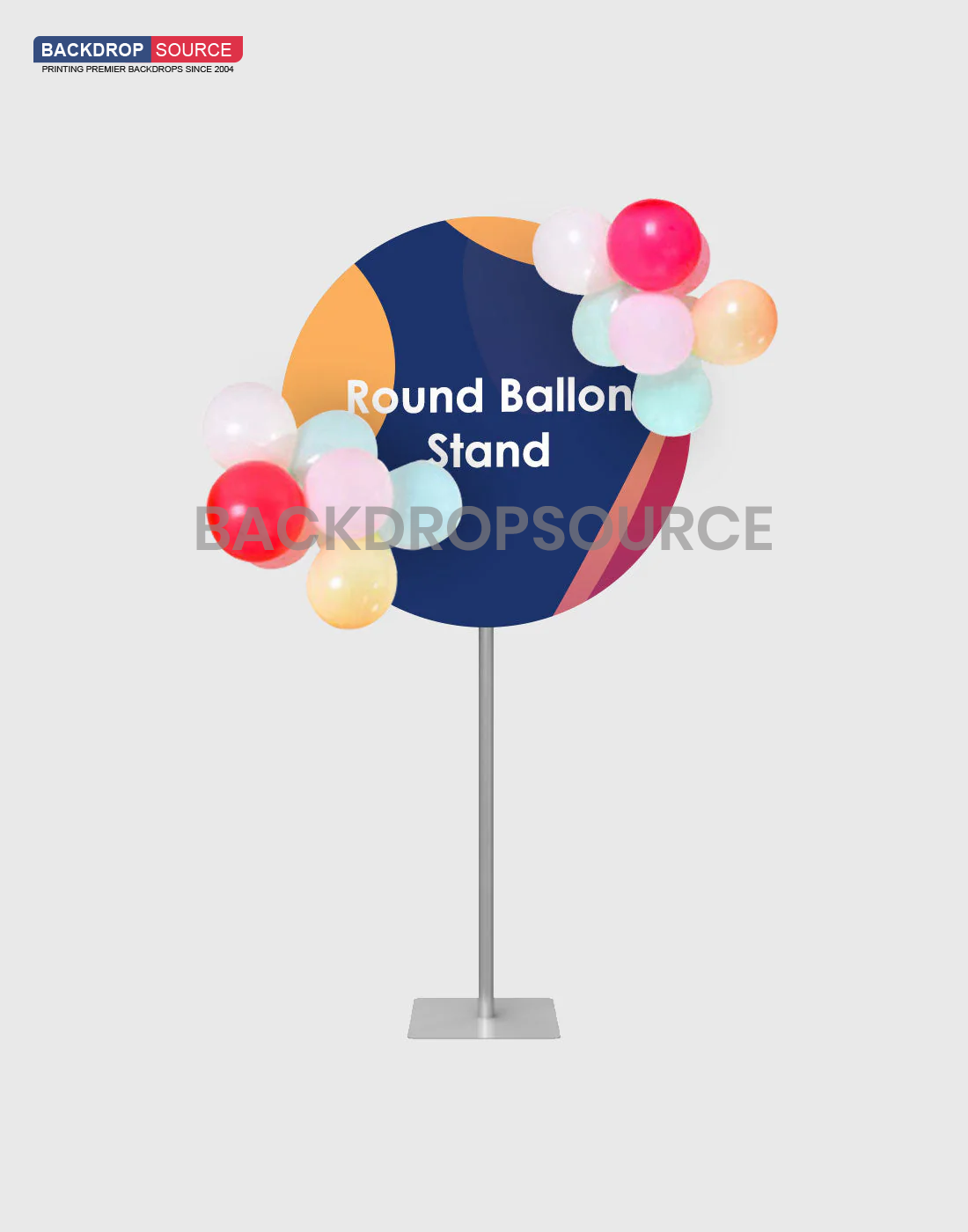 Aluminium Ballonstandaard / Vraagteken Ballonstandaard