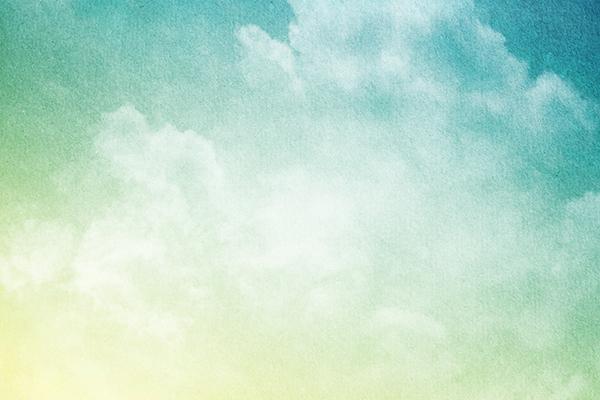 Artistieke zachte wolken- en luchtgrungeachtergrond