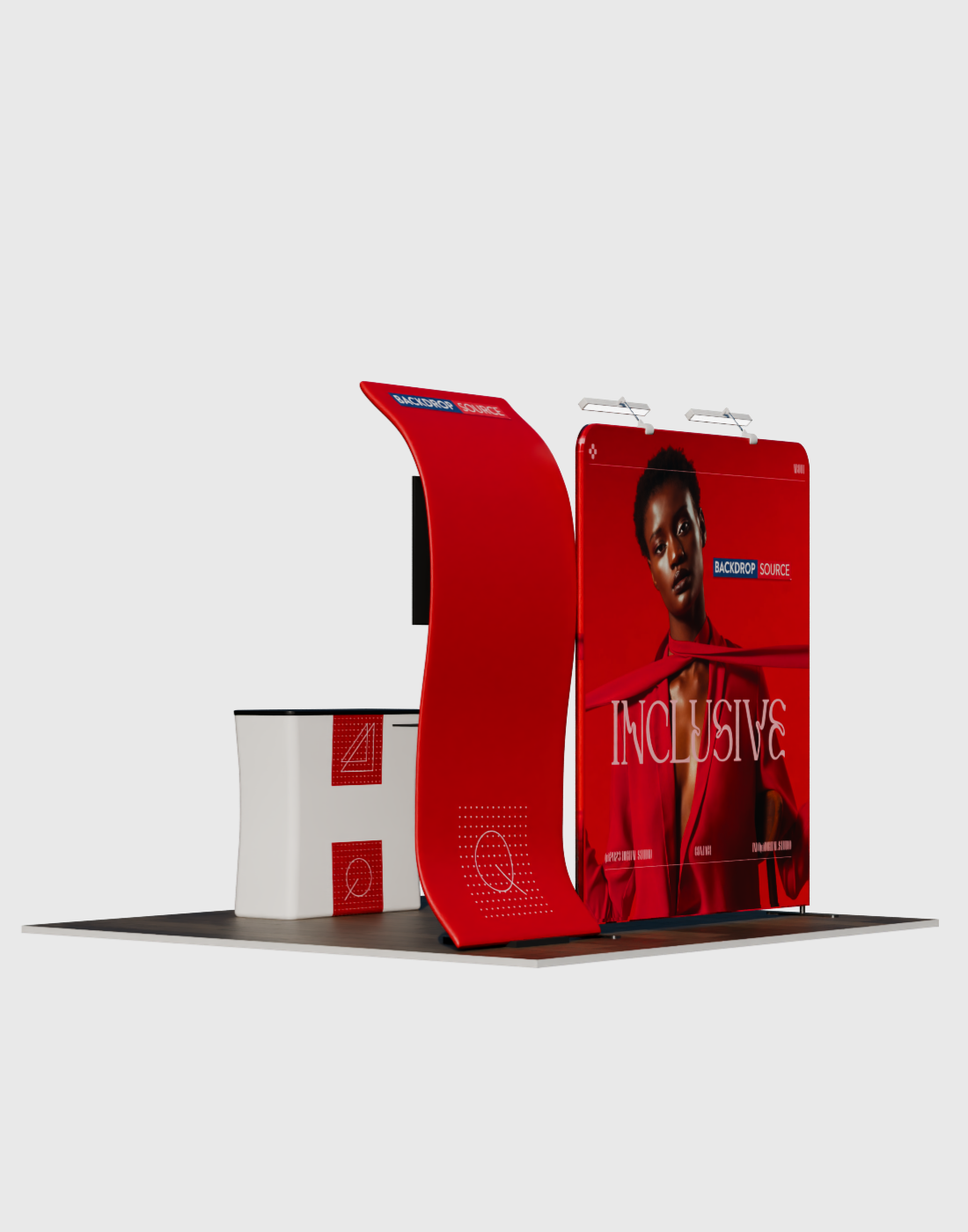 Draagbare tentoonstellingsdisplay 3m x 3m - Model 10