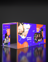 Opvouwbare SEG-tentoonstellingsdisplay met achtergrondverlichting - Model 13