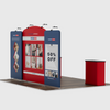 Draagbare tentoonstellingsdisplay 6m x 3m - Model 7