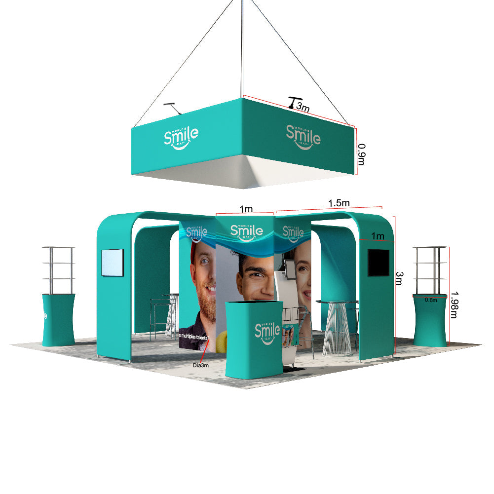 Modulaire standbouwpakketten 6m x 6m - Model 02