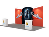 Draagbare tentoonstellingsdisplay 6m x 3m - Model 8