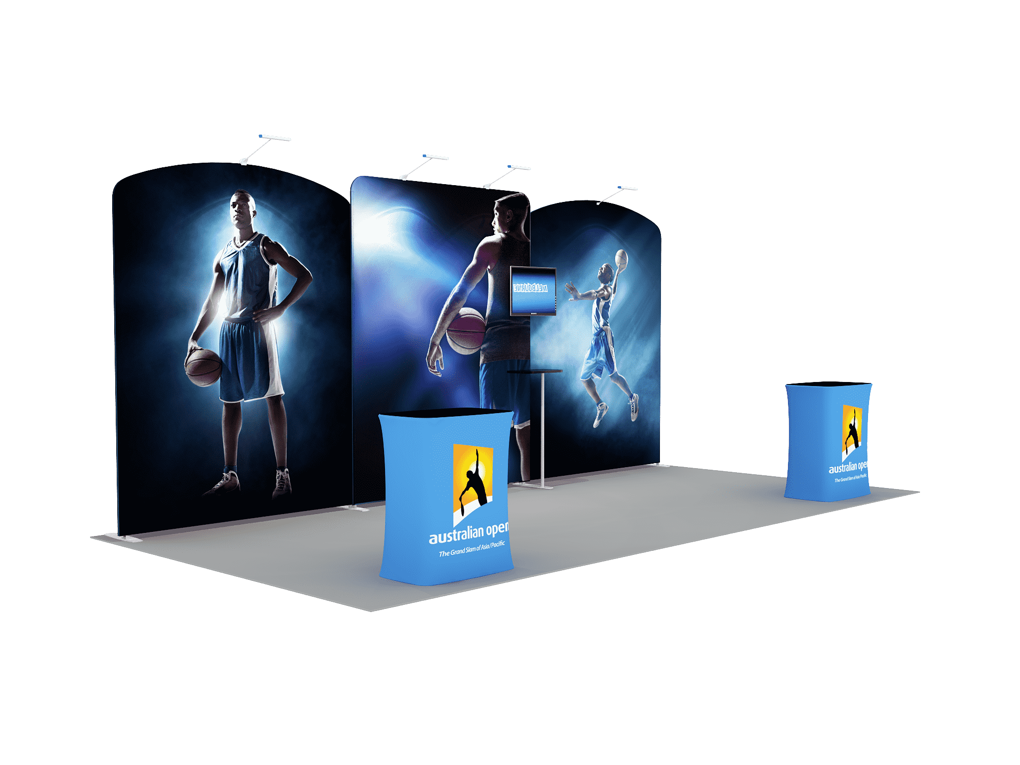 Draagbare tentoonstellingsdisplay 6m x 3m - Model 10