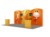 Draagbare tentoonstellingsdisplay 6m x 3m - Model 11