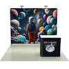3m x 3m rechte Exhibit Pro 3-in-1 displaykit met Illume-verlichting