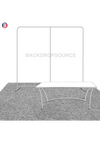 Compacte 3mx3m standbouwset met achterwand en tafelafdekking