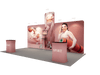 Draagbare tentoonstellingsdisplay 6m x 3m - Model 12