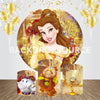 Disney Princess Event Party Ronde Achtergrondset