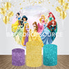 Disney Princess Event Party Ronde Achtergrondset
