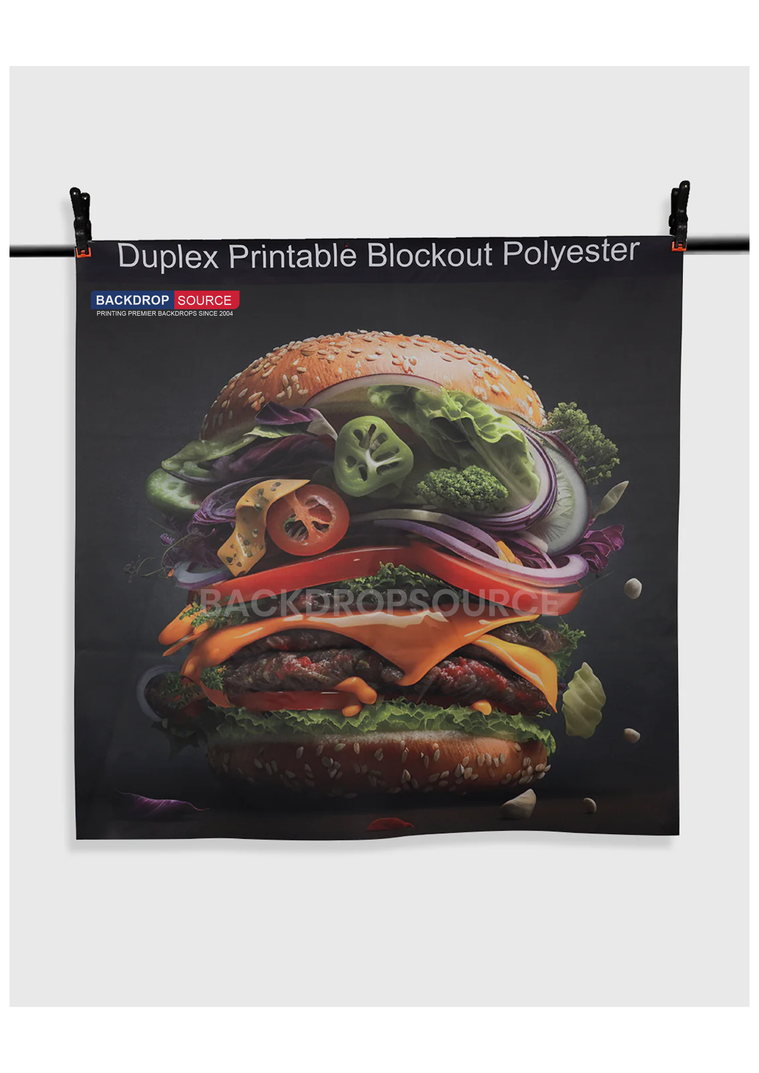 Duplex Blockout Polyester Achtergrond (300 GSM)