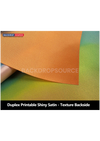 Duplex glanzend satijn polyester