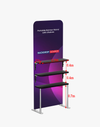 Draagbare stoffen displayplanken