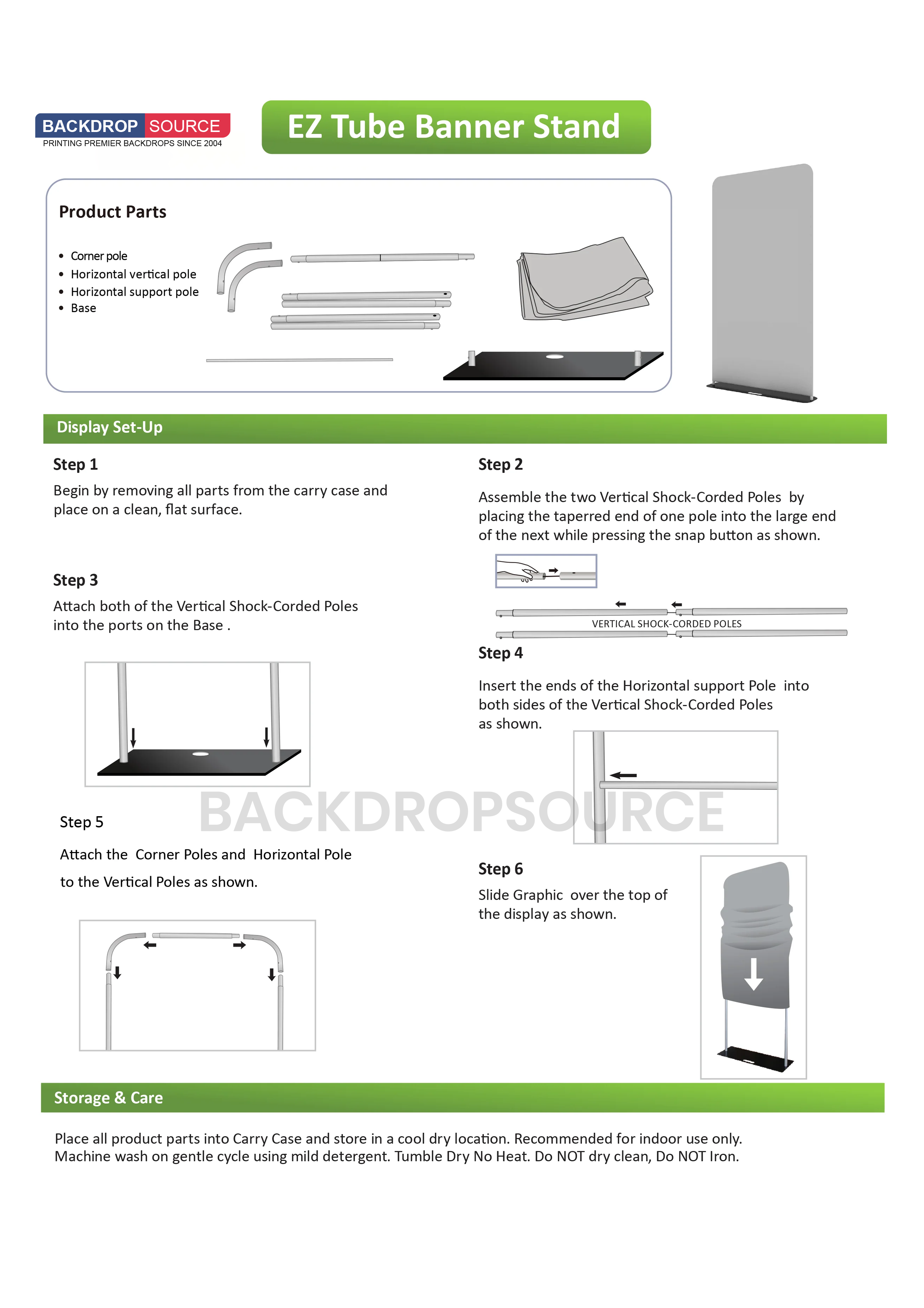 EZ Banner Stands voor Beursstands
