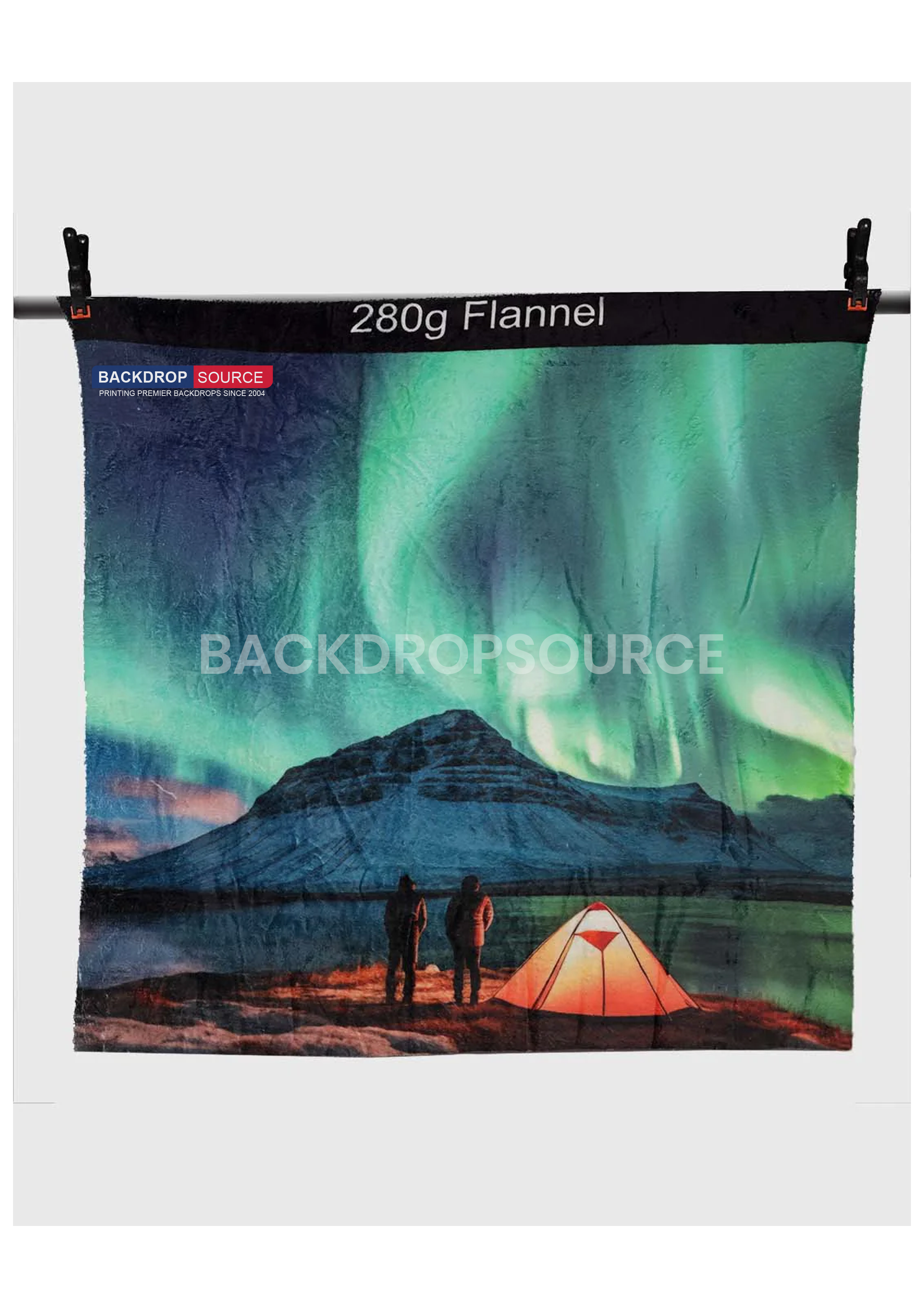 Flanel Polyester Stof Bedrukking -280G