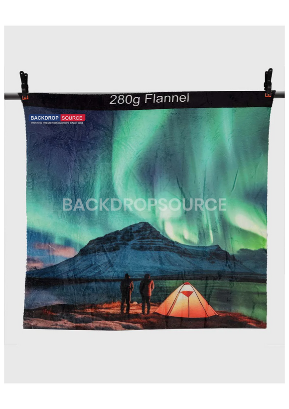 Flanel Polyester Stof Bedrukking -280G