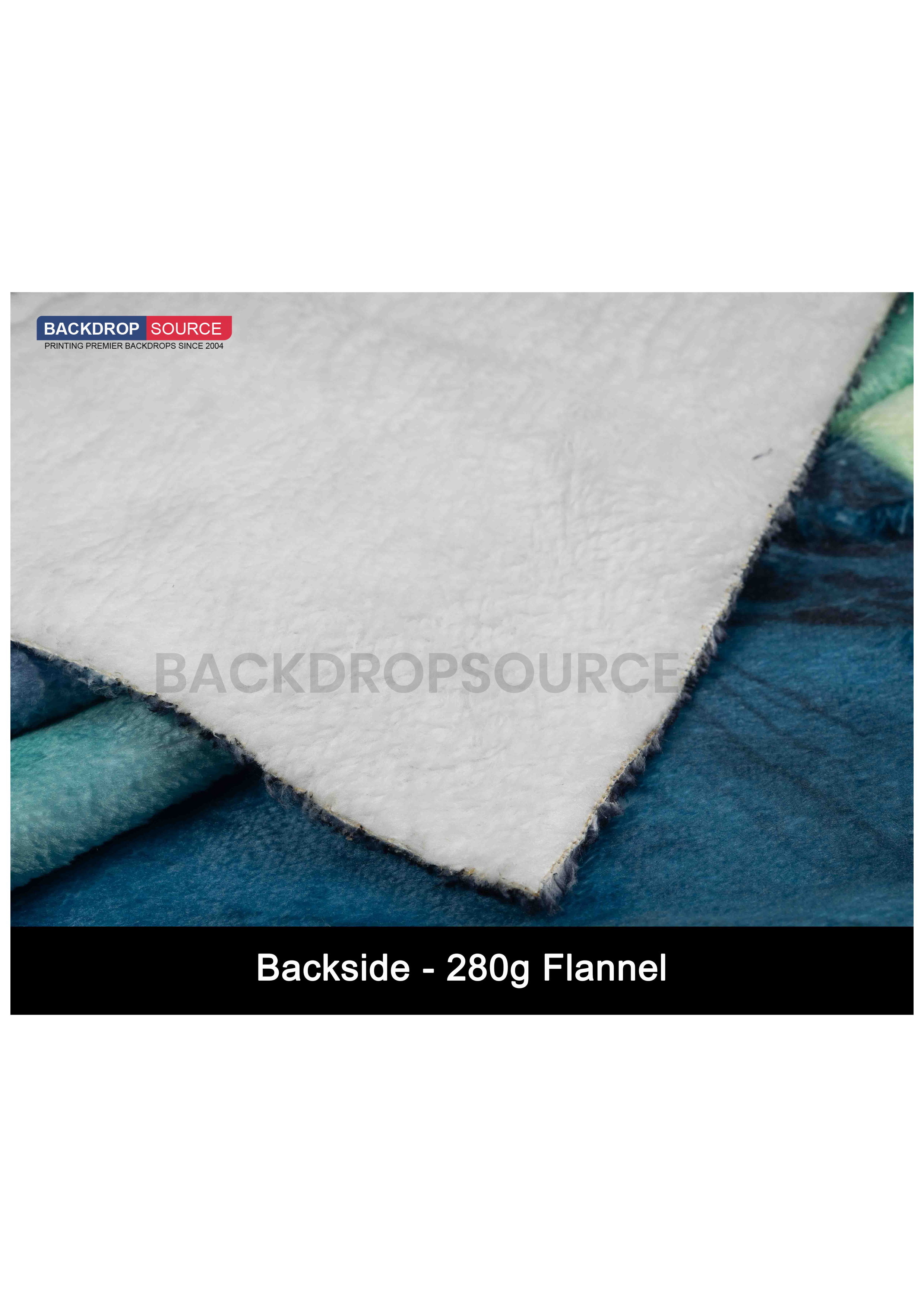 Flanel Polyester Stof Bedrukking -280G