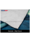 Flanel Polyester Stof Bedrukking -280G