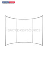 Aangepaste 180° gebogen wand
