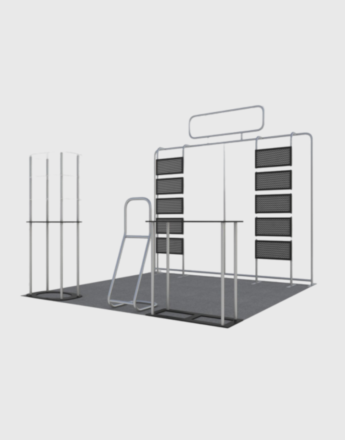 Portable Exhibit Display 3m x 3m - Model 20