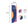 SEG Frameloze stoffen LED-lichtbakdisplay - 0,8 m B x 2 m H