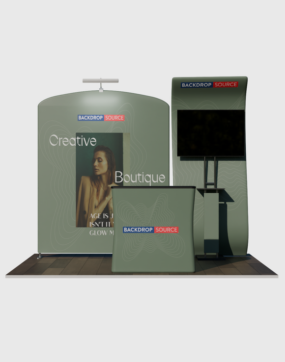 Draagbare tentoonstellingsdisplay 3m x 3m - Model 11
