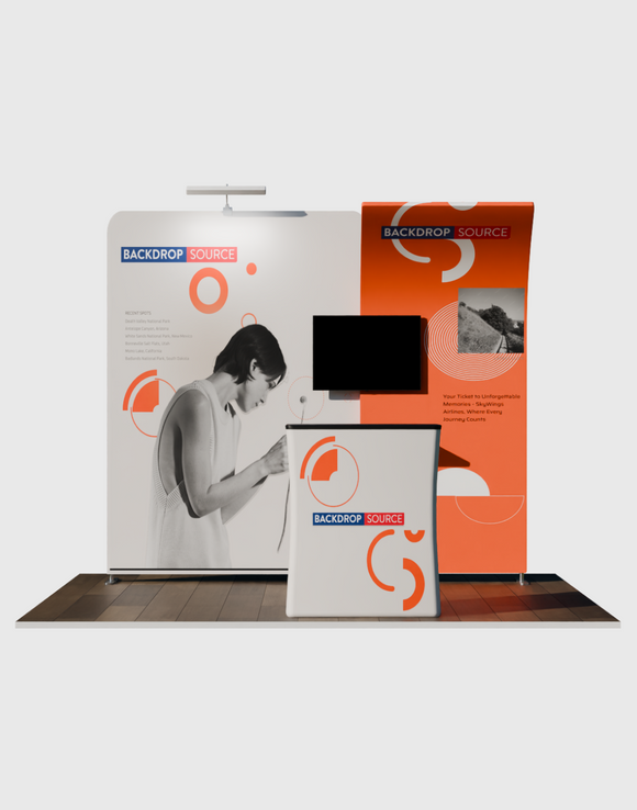 Draagbare tentoonstellingsdisplay 3m x 3m - Model 14