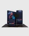Draagbare tentoonstellingsdisplay 3m x 3m - Model 7