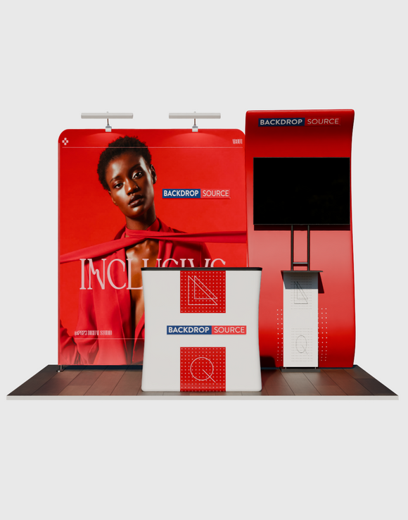 Draagbare tentoonstellingsdisplay 3m x 3m - Model 10