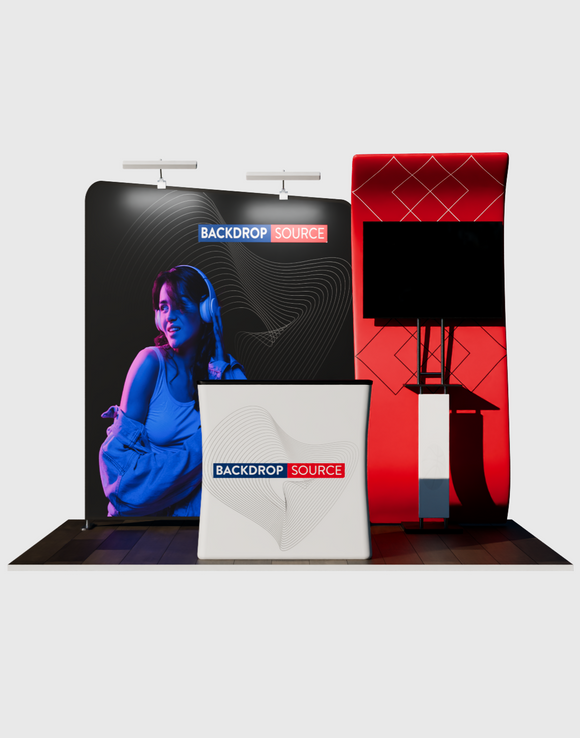 Draagbare tentoonstellingsdisplay 3m x 3m - Model 12