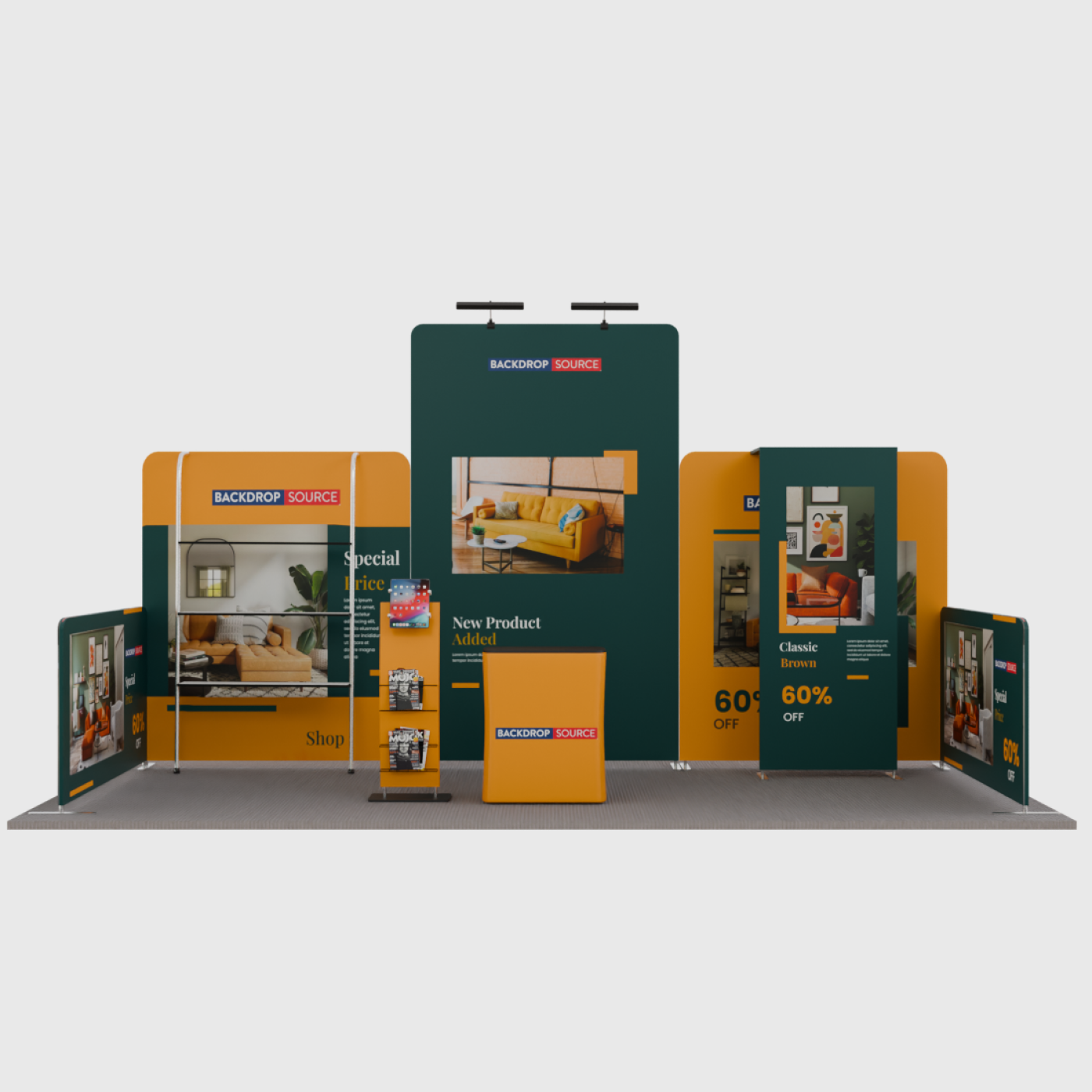 Naadloze displays voor impactvolle tentoonstellingen