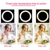 9 inch 15W mini-tafellamp met LED-selfie-ring