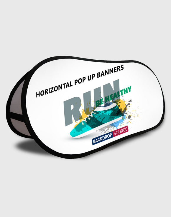 Horizontale pop-upbanners (dubbelzijdig bedrukt)