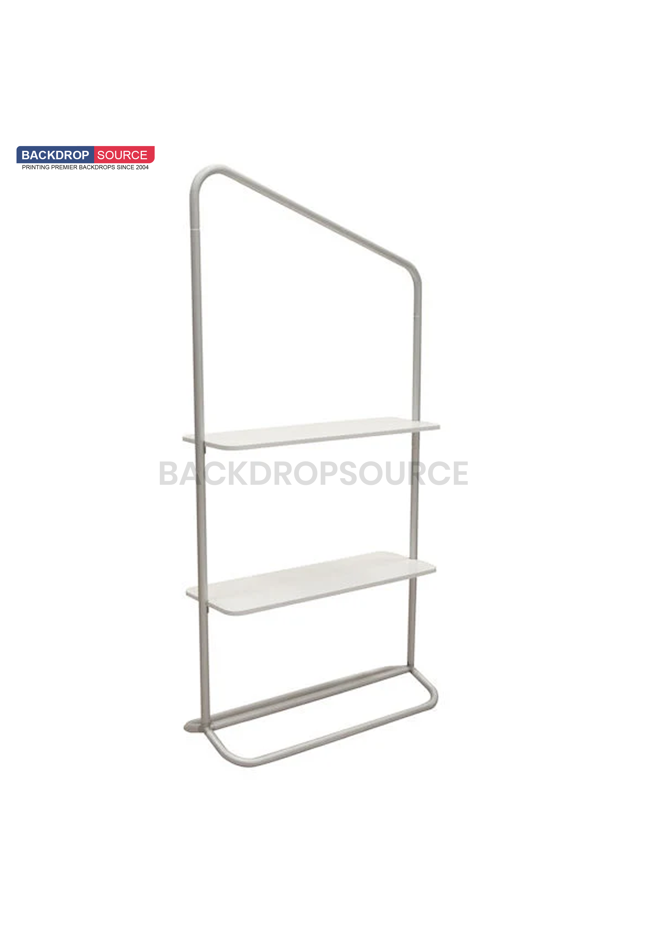 Schuine muur met planken