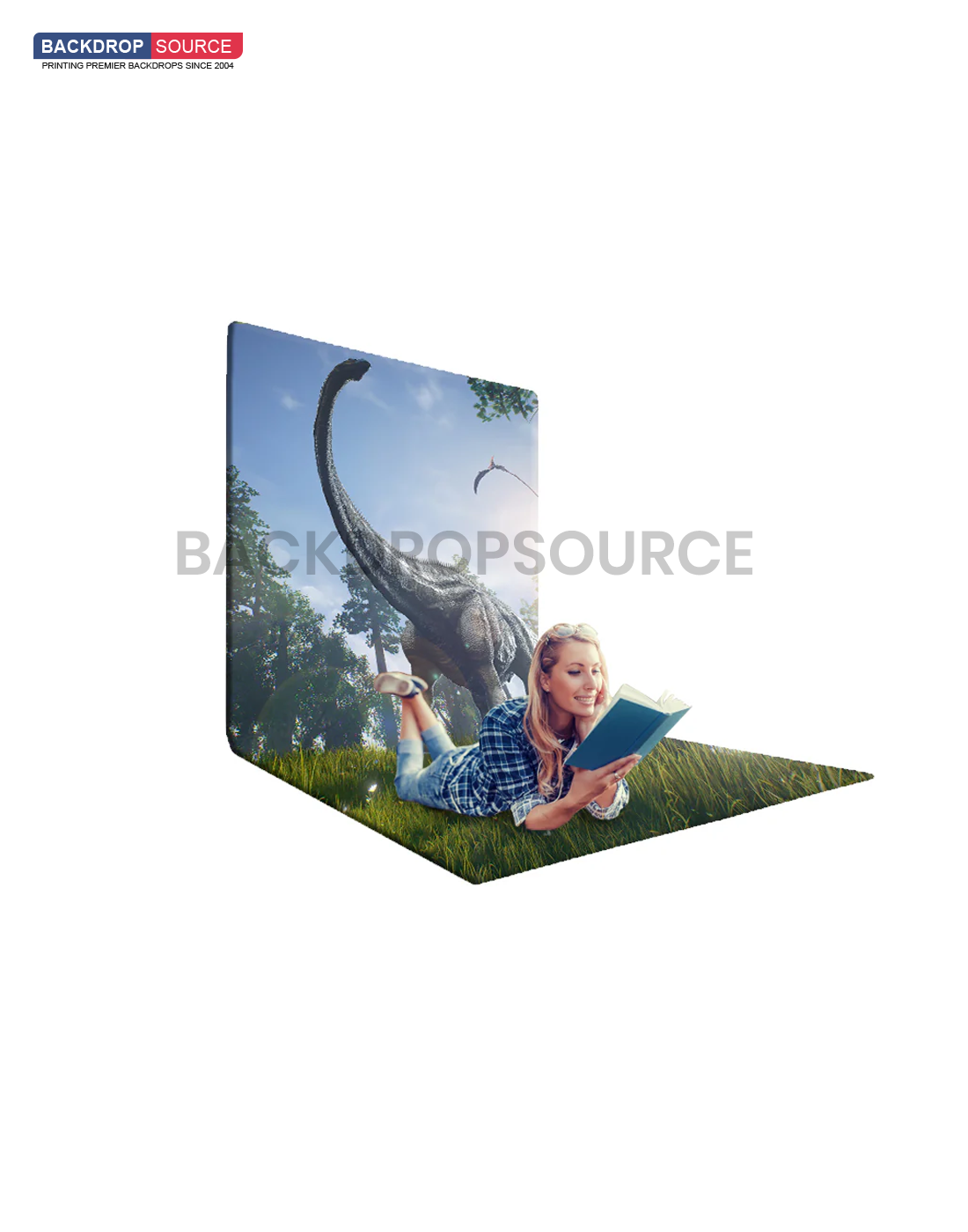 L-vormige Chroma Key-achtergrond