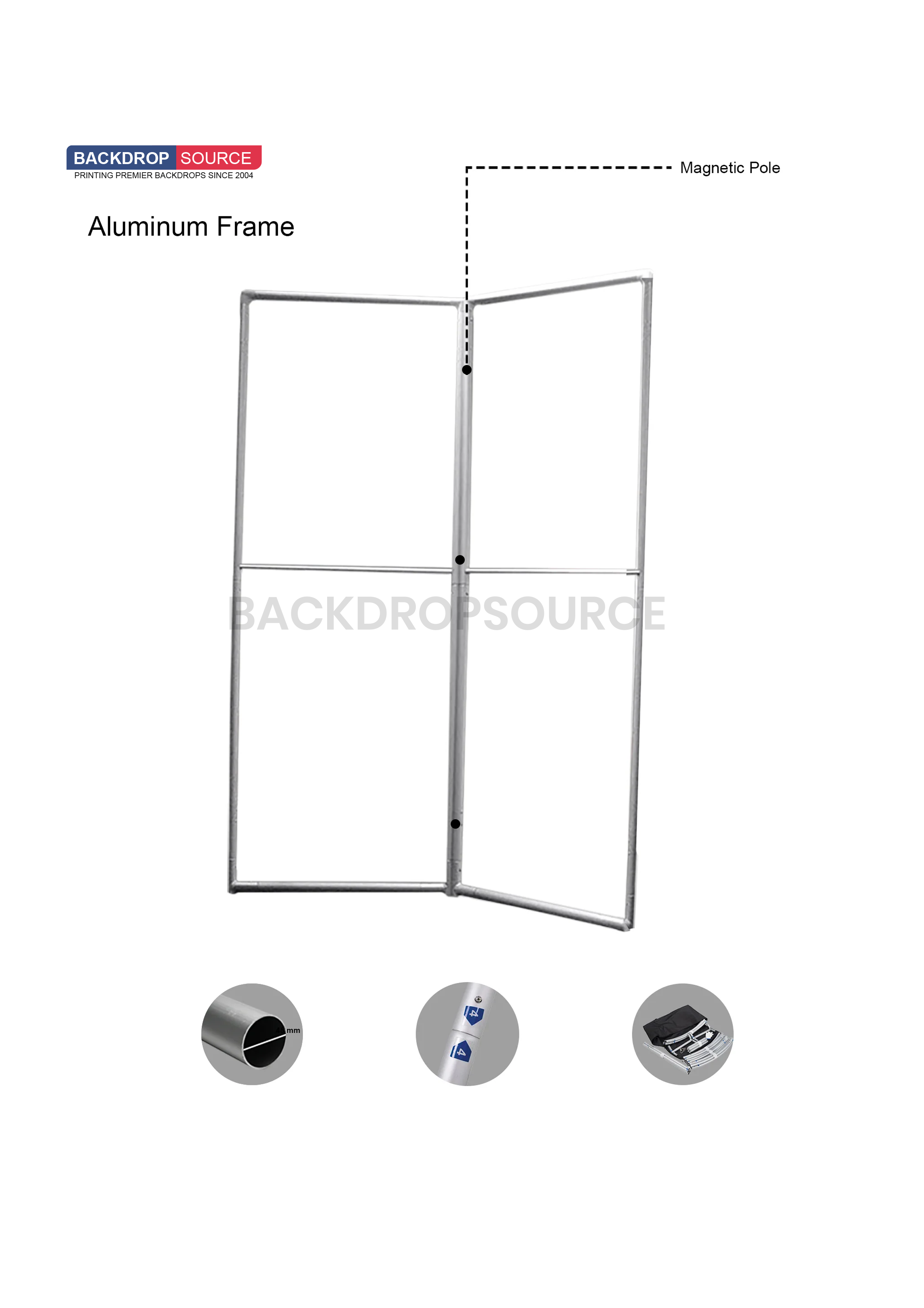 Magnetische scheidingswanddisplays - 2 panelen