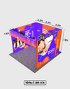 Opvouwbare SEG-tentoonstellingsdisplay met achtergrondverlichting - Model 11