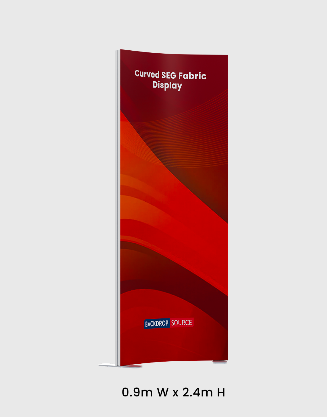 Gebogen SEG-stoffendisplay