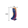 Slangenspanning Stoffen Display Stands