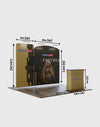 Modulaire tentoonstellingskit voor 3m brede stands