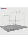 Modulaire L-boog TV-display tentoonstellingsset voor 3m brede stands