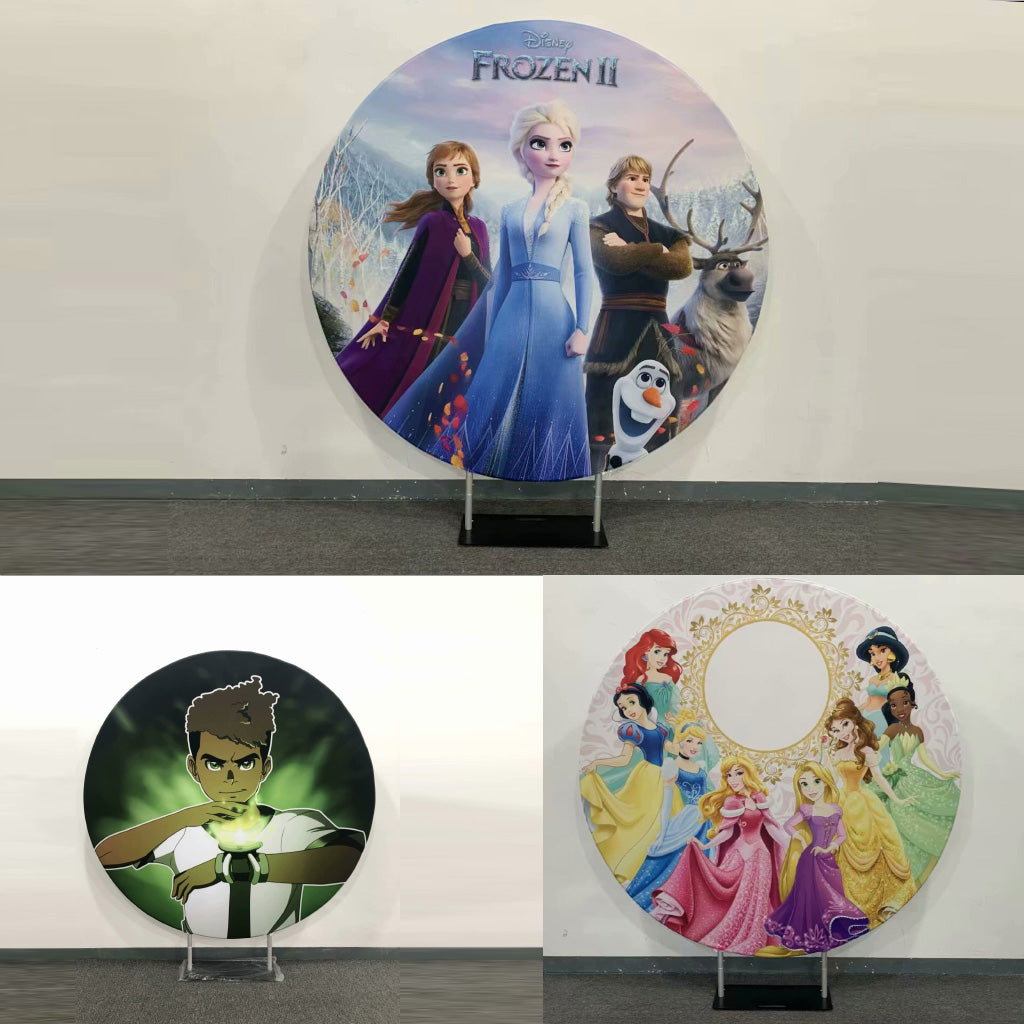 Vooraf ontworpen ronde framestandaard voor feesten/evenementen/bruiloften