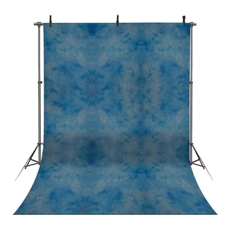 Apex Blue Crushed Photo Fashion Muslin Achtergrond