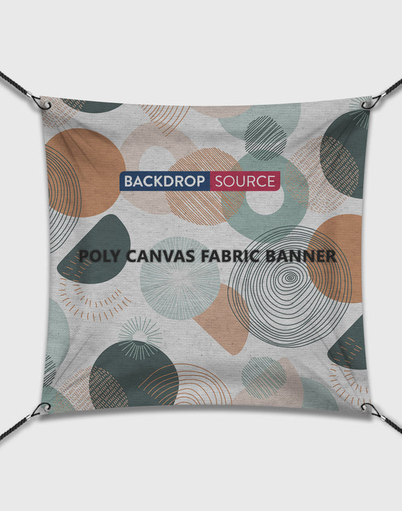 Poly Canvas Stoffen Banner Bedrukking