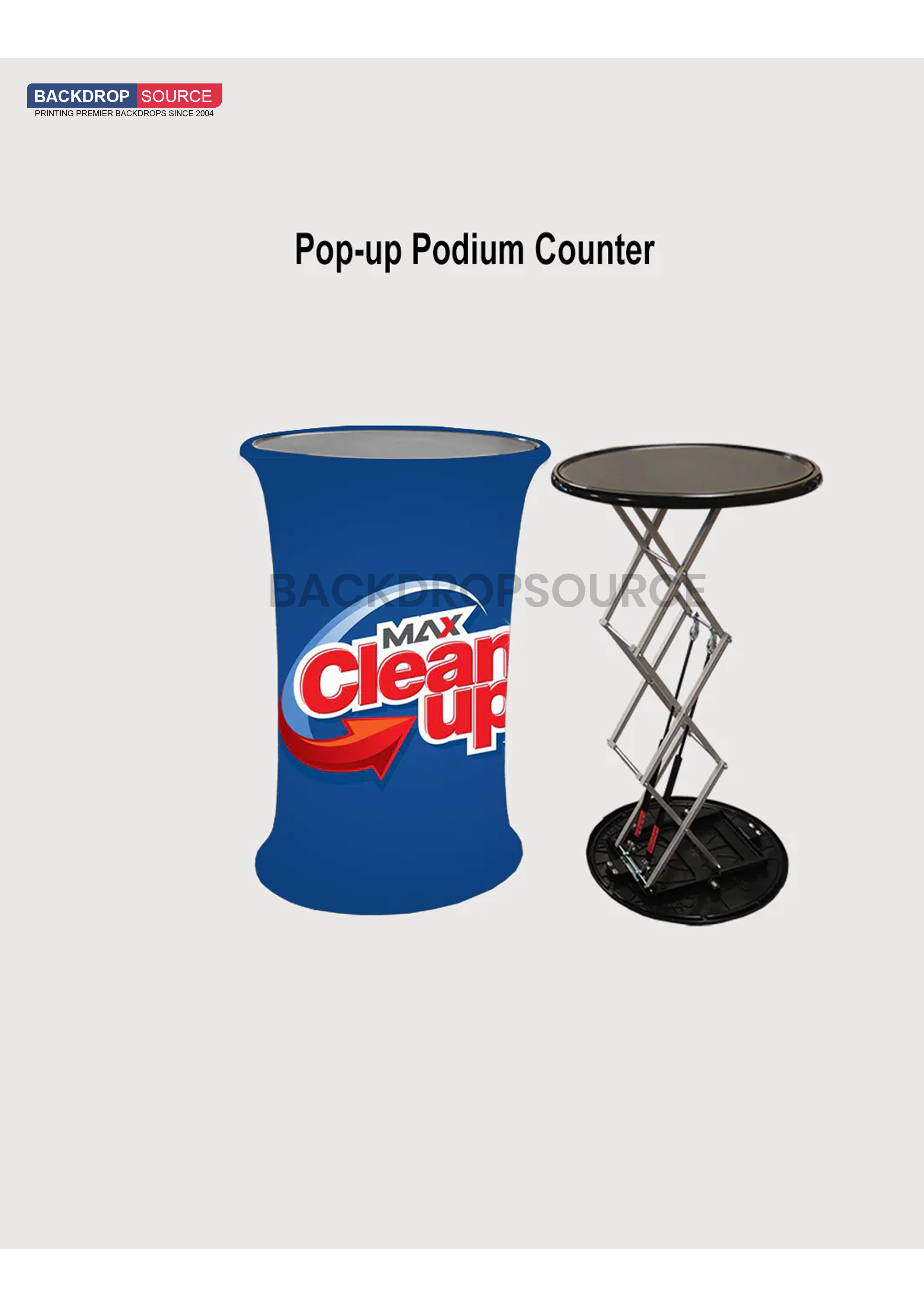 Pop-up podiumbalie