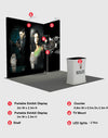 Draagbare tentoonstellingsdisplay 3m x 3m - Model 4